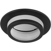 Встраиваемый светильник алюминиевый ЭРА KL89 BK MR16/GU5.3 черный