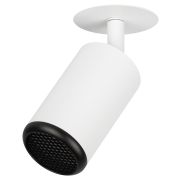 Встраиваемый светильник алюминиевый ЭРА KL106 WH/BK MR16 GU10 белый/черный матовый