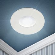 Встраиваемый светильник влагозащищенный ЭРА WR3 WH под лампу MR16 GU5.3 IP44 белый