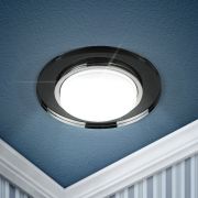 Светильник встраиваемый ЭРА DK80 BK под лампу GX53 черный