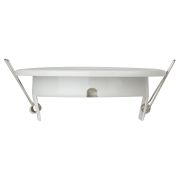 Светильник встраиваемый ЭРА KL35 WH /1 (к) под лампу GX53 белый термокольцо в комплекте