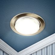 Светильник встраиваемый ЭРА KL35 SB /1 (к) под лампу GX53 бронза термокольцо в комплекте