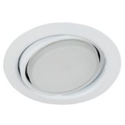 Светильник встраиваемый ЭРА KL35 А WH /1 под лампу GX53 поворотный белый