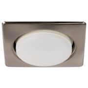 Светильник встраиваемый ЭРА KL71 SN /1 (к) под лампу GX53 сатин никель термокольцо в комплекте