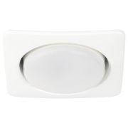 Светильник встраиваемый ЭРА KL71 WH /1 (к) под лампу GX53 белый термокольцо в комплекте