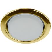 Светильник встраиваемый ЭРА KL35 GD /1 (к) под лампу GX53 золото термокольцо в комплекте