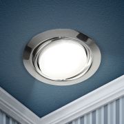 Светильник встраиваемый ЭРА KL35 A CH /1 под лампу GX53 хром