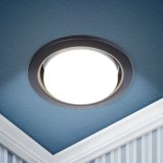 Светильник встраиваемый ЭРА KL35 SBK (к) под лампу GX53 черный матовый термокольцо в комплекте