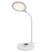 Настольный светильник ЭРА NLED-498-10W-W светодиодный со съемным основанием белый
