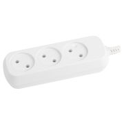 Колодка ЭРА KX-3 3 розетки без зазeмления белая
