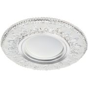 Светильник встраиваемый cо светодиодной подсветкой ЭРА DK LD9 SL/WH под лампу MR16 GU5.3 прозрачный