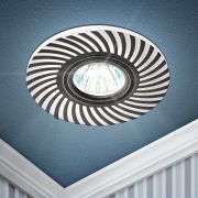 Светильник встраиваемый cо светодиодной подсветкой ЭРА DK LD32 WH под лампу MR16 GU5.3 белый