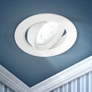 Светильник светодиодный встраиваемый ЭРА KL LED 22A-5 4K WH 5Вт 4000K круглый поворотный белый матовый