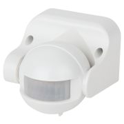 Датчик движения ЭРА MD 03 для дома инфракрасный белый 1200 Вт угол 180° 12 м