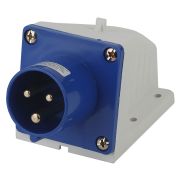 Вилка ЭРА VS-16-2P-PE-IP44 стационарная 513 2Р+РЕ 16А 220В IP44