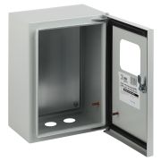 Корпус металлический ЭРА SIMPLE ЩМПг-00 с окном (290х220х175) IP54 У2 серый
