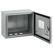 Корпус металлический ЭРА SIMPLE ЩМПг-02 с окном (250х300х175) IP54 У2 серый