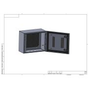 Корпус металлический ЭРА OPTIMA ЩМП-25.30.15 (250х300х150) IP54 У2 серый