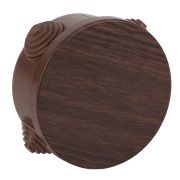 Распаячная коробка ЭРА KOR-65-40-4g-O открытой установки дуб 65х40мм с гермовводами 4 вх. IP54