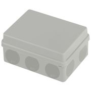 Распаячная коробка ЭРА KOR-150-110-70-11g-2MP двухкомпонентная HF стойкая к УФ 150х110х70мм серая прямой монтаж IP67