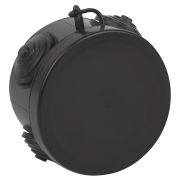 Распаячная коробка ЭРА KOR-65-40-4g-B открытой установки черная 65х40мм с гермовводами 4 вх. IP54