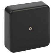 Распаячная коробка ЭРА BS-B-75-75-20 для кабель-канала черная 75х75х20мм IP40