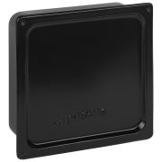 Коробка протяжная ЭРА Y-996-200-200-80-31 металлическая У-996 без уплотнителя 200х200х80мм черная IP31