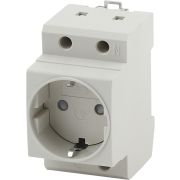 Розетка на DIN-рейку ЭРА PRO MRD10-16-E 16А с заземлением
