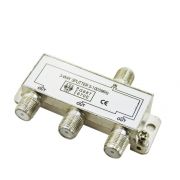 Сплиттер 3 ТВ «краб» под F разъем серебро (блистер) D-1-2353 10/50/500