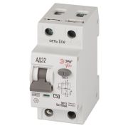 АВДТ 6кА ЭРА PRO D326E2C50A100 АД-32 электронное 1P+N C50 100мА тип A