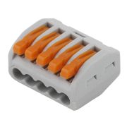 Клемма ЭРА NO-222-17 серия 415 с рычагом 5 отверстий 0.08-2.5мм2 упаковка 100 шт