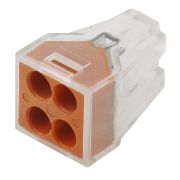 Клемма ЭРА NO-222-19 серия 104 4 отверстия 1.0-2.5мм2 упаковка 100 шт