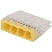 Клемма ЭРА NO-224-24 компактная серия 204 4 отверстия 0.5-2.5 мм2 упаковка 100 шт