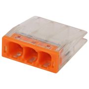 Клемма ЭРА NO-224-29 компактная серия 203 3 отверстия 0.5-2.5 мм2 упаковка 4 шт