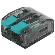 Клемма ЭРА NO-224-46 компактная серия 412 с рычагом 2 отверстия 0.5-4 мм2 упаковка 100 шт