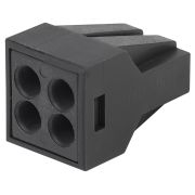 Клемма ЭРА NO-224-53 с пастой серия 304 4 отверстия 0.5-2.5 мм2 упаковка 100 шт