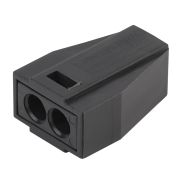 Клемма ЭРА NO-224-56 с пастой серия 302 2 отверстия 0.5-2.5 мм2 упаковка 4 шт