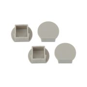 Набор заглушек ЭРА 1915-3A для профиля LF281, 4 глухие круглые (500/24000)