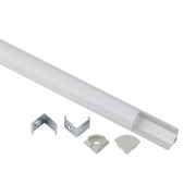Комплект с угловым анодированным профилем ЭРА 1616R-1m 16х16мм, 1м, серебристый CAB280