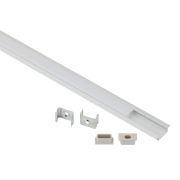 Комплект с врезным анодированным профилем ЭРА 2206-1m 22х6мм, 1м, серебристый САВ251