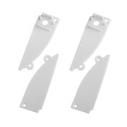 Набор заглушек ЭРА 9818-3 профиля 9818 2шт глухие 2шт с отверстием