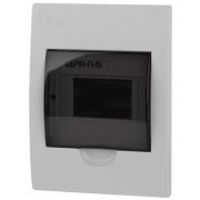 Корпус пластиковый встраиваемый ЭРА SIMPLE ЩРВ-П-06 IP41прозрачная крышка белый