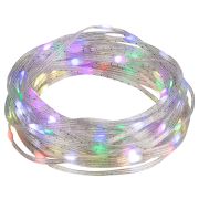 Светодиодная новогодняя гирлянда ЭРА ERASG -01 умная нить RGB 10 м управление через мобильное приложение