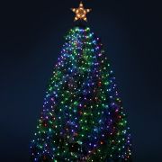 Светодиодная новогодняя гирлянда ЭРА ERASG -03 дождь умная со звездой на елку