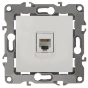 Розетка ЭРА Серия 12 12-3105-01 телефонная RJ11 IP20 белый