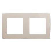 12-5002-02 ЭРА Рамка на 2 поста, Эра12, слоновая кость (10/100/2800)