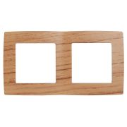 12-5002-09 ЭРА Рамка на 2 поста, Эра12, дуб (10/100/3000)