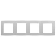 12-5004-01 ЭРА Рамка на 4 поста, Эра12, белый (10/100/1600)