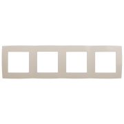 12-5004-02 ЭРА Рамка на 4 поста, Эра12, слоновая кость (10/100/2000)