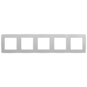 12-5005-01 ЭРА Рамка на 5 постов, Эра12, белый (10/100/1600)